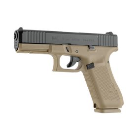 Eladó Glock 17 Gen 5 9mm P.A.K 3110204 Gázriasztó Coyote tok, fekete szán