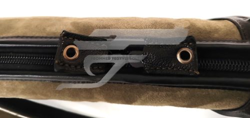 Nobil Hunt. Bőr Puskatok Sörétes Barna/ Zöld  Szivacs Bélés Oldalzsebes 130cm.