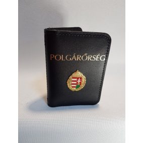   Dobos 49/9*/1 Igazolványtok Polgárőrség Névjegykártatartó, Kivül-belül jelvény