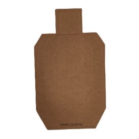 IDPA Lőlap 1/3kisméret LM0005 245x145mm