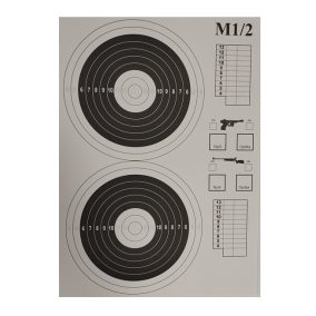 MDLSZ gyorspont M 1/2 lőlap