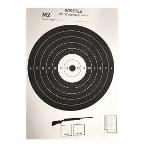 MDLSZ Sörétes Gyorspont M2 Lőlap