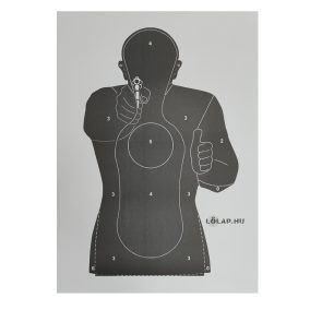 FBI 2A Lőlap LM0057 Kalap nélkül 610x430