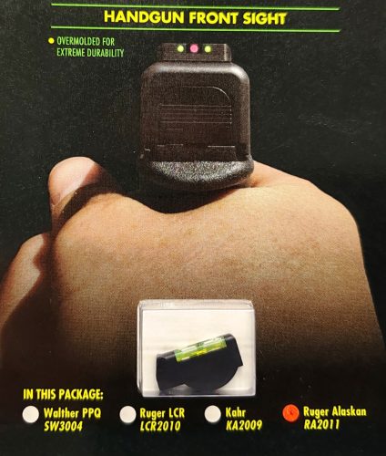 HIVIZ RA2011G Első Irányzék RugerAlaskan .      Maroklőfegyverre Zöld  58832