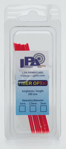 LPA irányzékhoz 2 mm piros színű  fiber optic szál