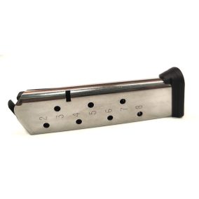   Sig Sauer 1911 Tartaléktár 45ACP 8 db-os .Rozsdamentes, Fekete Műanyag Tárfenék