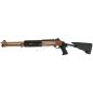 Benelli M4 T-PRO Brown 12/76 kal. 18,5" cső, betolható válltámasz pisztolymark.