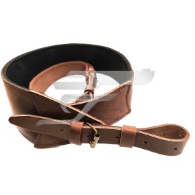 Puskaszíj Bőr Csepp Alakú 7cm. Széles Neoprén Belső