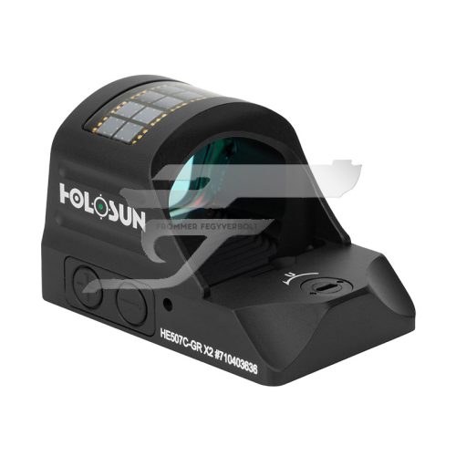 Holosun HE507C X2 Red Dot 2MOA zöld .  32MOA circle, napelemes,vízálló