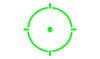 Holosun HE507CX3GR Red Dot 2MOA zöld .  32MOA circle, Fényerő: 12 fokozatban
