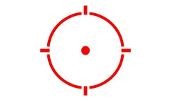 Holosun HS510C 2MOA Piros Red Dot 65MOA circle, napelemes,vízálló