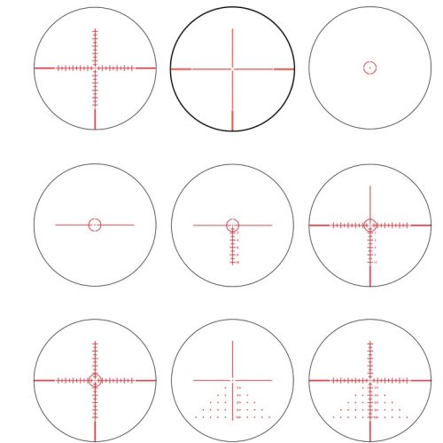 6-24X50 LCD Konuspro EL-30 .10 féle VILÁGÍTÓ és VÁLTOZTATHATÓ szálk