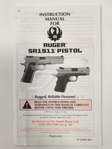 Eladó Ruger SR 1911 RU06739 10 mm Auto Használt maroklőfegyver
