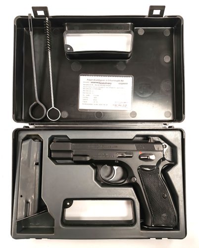Eladó CZ 75 9x19 használt maroklőfegyver 22LR váltószett B5(2035)