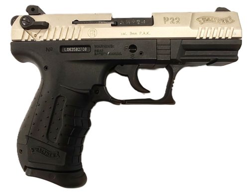 Walther P 22 9mm PAK használt gázriasztó fegyver