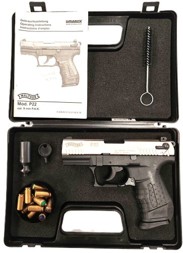 Walther P 22 9mm PAK használt gázriasztó fegyver