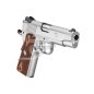   Ruger SR1911 Comander Style ,45 ACP 6702 Rozsdamentes Fa Markolat 4,25" cső 7 tár