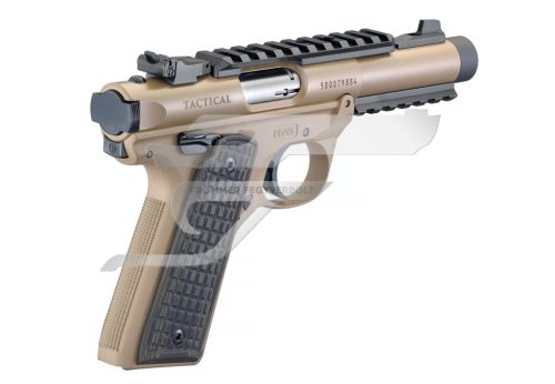 Ruger Mark IV 22/45 Tact. Barna Cerakote , 22Lr 4,40" cső 10+1 lőszeres tár ÚJ