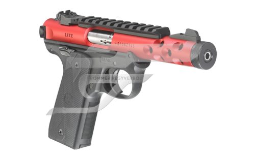 Ruger Mark IV 22/45 Lite piros színű 22 long rifle pisztoly