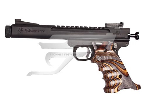 Volquartsen Scorpion-Black 6" 22 Lr menetes cső 1/2x28, fa markolat