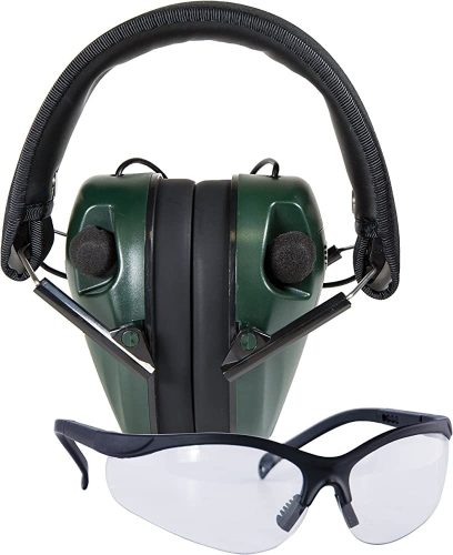 Caldwell E-Max Elekrtomos Fülvédő Zöld+ .                        Lővész Szemüveg